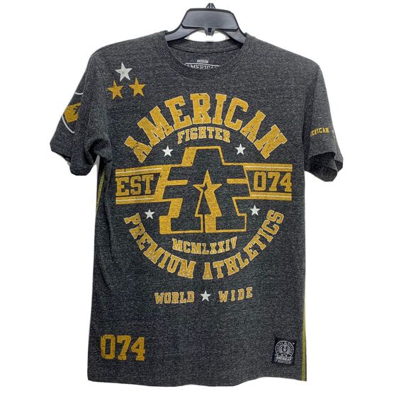 American Fighter Affliction Mens T-Shirt World Wide Big Graphic Sz M - Picture 1 of 4